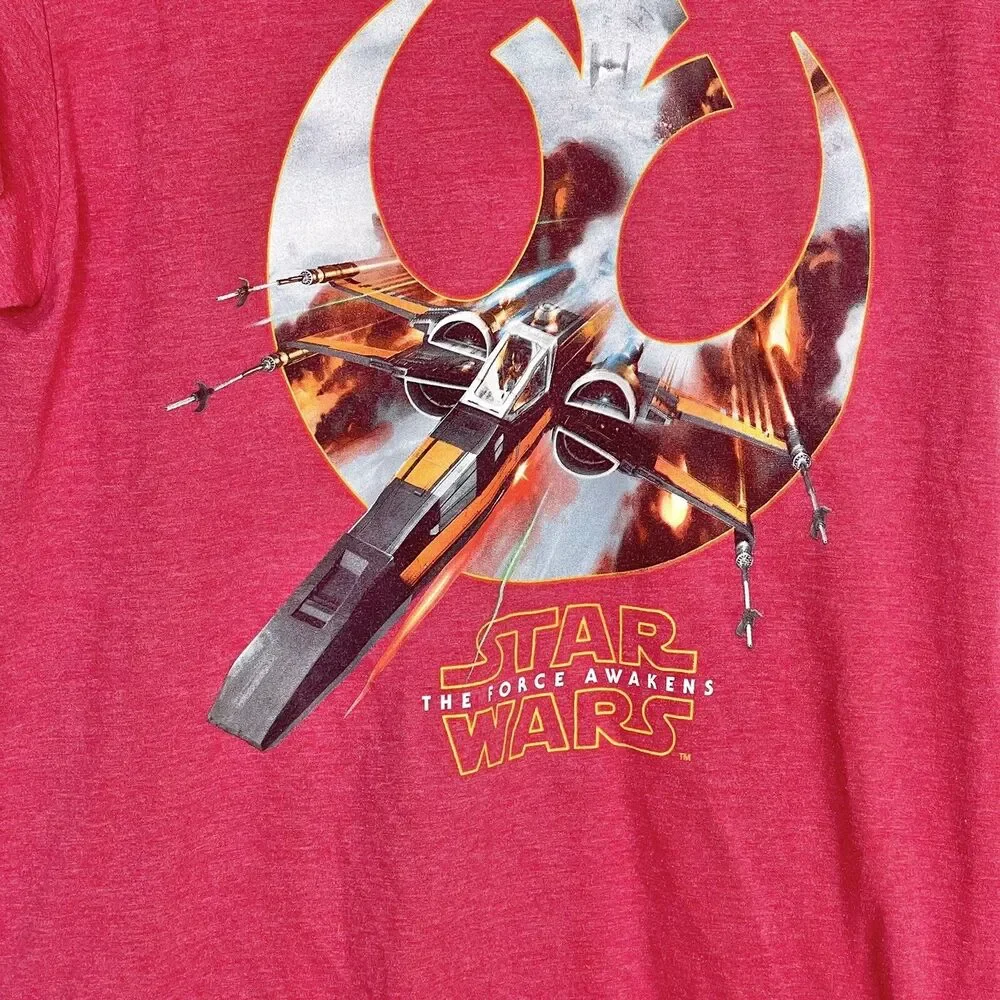 Stars Wars X-Wing T Shirt Sz Medium Sci-fi Movie Geek fan apparel Rebel Legion